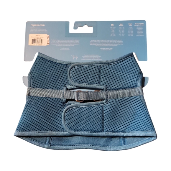 NWT RC Pet Step-in Cirque Soft Walking Dog Harness XXL Turquoise 30-35# 21"-23" - Picture 2 of 2